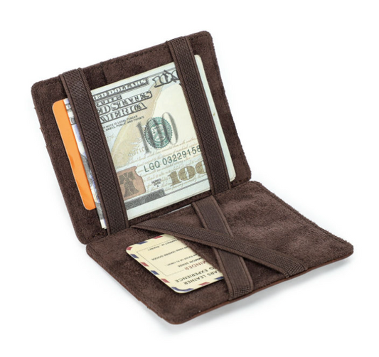 Genuine Leather Slim Wallets for Men with RFID Protection, Money Clip, and Ultra-Thin Design - Ideal Gift Option